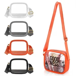 Stadium Approved Transparent PVC Crossbody Bag
