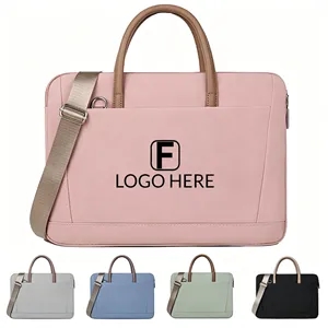 15.6" Laptop Shoulder Bag Briefcase With Adjustable Strap