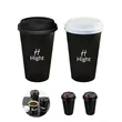 16 oz Disposable Paper Coffee Cups Lids | https://www.bestnamebadges.com