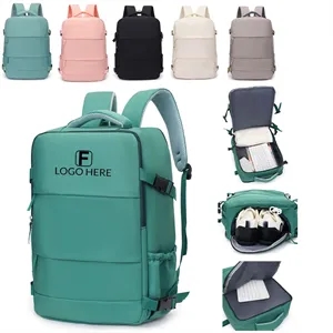 Travel Laptop Backpack With Shoe Compartment