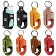 PU Leather Inhaler Holder Keychain Case | https://www.bestnamebadges.com