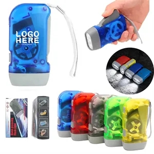 Hand Crank Emergency Flashlight No Battery Required