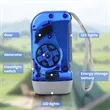 Hand Crank Emergency Flashlight No Battery Required | https://www.bestnamebadges.com