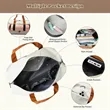 Travel Duffel Bag With Shoe Compartment | https://www.bestnamebadges.com