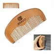Natural Wooden Hair Comb | https://www.bestnamebadges.com