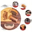 Natural Wooden Hair Comb | https://www.bestnamebadges.com