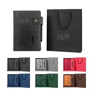 Pu Leather Notebook and Pen Set Business Gift