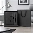 Pu Leather Notebook and Pen Set Business Gift | https://www.bestnamebadges.com