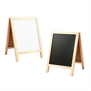 6.3"x9" Double Sided Wooden Small Chalkboard Sign