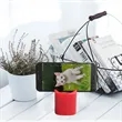 Mini Bluetooth Speaker with Phone Stand and Custom Logo | https://www.bestnamebadges.com