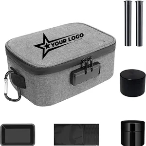 Water-Resistant Travel Organizer Case with Handle and Lock