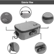Water-Resistant Travel Organizer Case with Handle and Lock | https://www.bestnamebadges.com