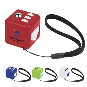 Fidget Cube Stress Relief Toy with Wrist Strap