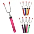 Telescopic Roasting Fork with Rubber Grip Handle | https://www.bestnamebadges.com