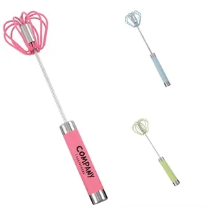 10inch Manual Rotating Egg Beater with Non-Slip Handle