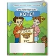 Coloring Book - Do Your Part & Vote | https://www.bestnamebadges.com