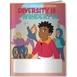 Coloring Book - Diversity is Wonderful | https://www.bestnamebadges.com