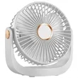 5-Speed Portable Rechargeable Desk Fan with Cover | https://www.bestnamebadges.com
