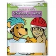 Coloring Book - Bicycle Safety (Spanish) | https://www.bestnamebadges.com