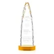 Goderich Iceberg on Base - Amber | https://www.bestnamebadges.com