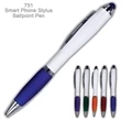 Popular Smart Phone Ballpoint Pen with Stylus | https://www.bestnamebadges.com