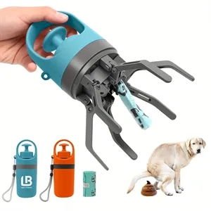 Portable Pet Pooper Scooper with Bag Attachment