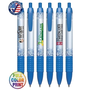Union Printed, Certified USA Made "Holiday Snow" Click Grip