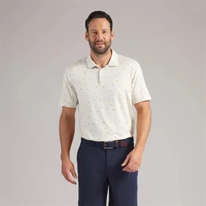 PUMA® Men's AP CLOUDSPUN Lemon Golf Polo with UPF 40 Defence