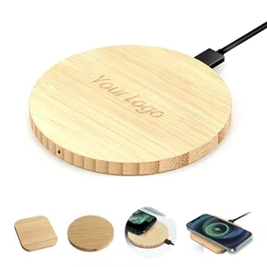 15W Bamboo Wireless Charger