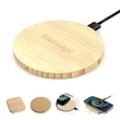15W Bamboo Wireless Charger | https://www.bestnamebadges.com