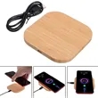 15W Bamboo Wireless Charger | https://www.bestnamebadges.com