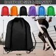 13.5 x 16.5 in Drawstring Backpack Cinch Bag | https://www.bestnamebadges.com