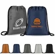 Heavy-Duty RPET Drawstring Backpack | https://www.bestnamebadges.com
