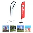 9' Full Color Single Sided Graphic Beach Flag | https://www.bestnamebadges.com