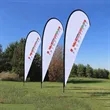 9' Full Color Single Sided Graphic Beach Flag | https://www.bestnamebadges.com