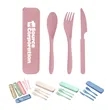 Travel Utensil Set with Case | https://www.bestnamebadges.com