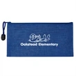 Heathered School Pouch | https://www.bestnamebadges.com