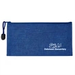 Heathered School Pouch | https://www.bestnamebadges.com