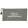 Heathered School Pouch | https://www.bestnamebadges.com