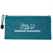 Heathered School Pouch | https://www.bestnamebadges.com