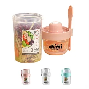 Portable Yogurt Oatmeal Jar Leakproof Cereal Container