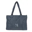 Luxe Quilted Puffer Tote Bag | https://www.bestnamebadges.com