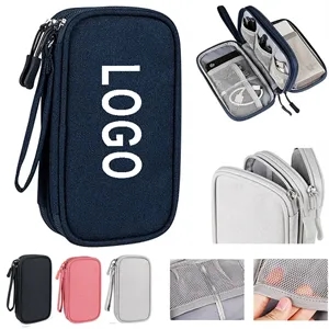 Two Layers Electronic Accessories Organize Case