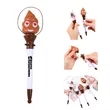 Cartoon Novelty Poop Shape Emoji Pen | https://www.bestnamebadges.com