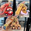 Cartoon Capybara Keychain | https://www.bestnamebadges.com
