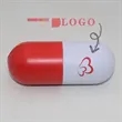 Capsule Pill Shape Stress Ball/Reliever | https://www.bestnamebadges.com