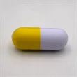 Capsule Pill Shape Stress Ball/Reliever | https://www.bestnamebadges.com
