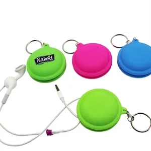 Ear Bud Cable Winder With Keychain