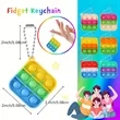 Silicone Pop Keychain | https://www.bestnamebadges.com