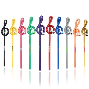 Colorful Music Note Treble Clef Pencil W/ Eraser